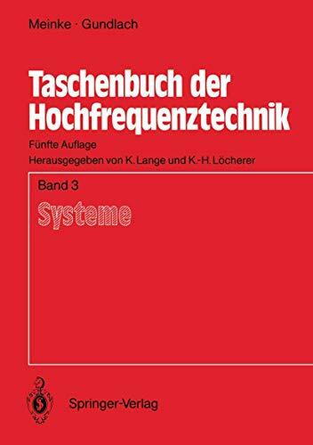 Taschenbuch der Hochfrequenztechnik: Band 3: Systeme (German Edition)