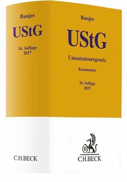 Umsatzsteuergesetz (Gelbe Erläuterungsbücher) Umsatzsteuergesetz (Gelbe Erläuterungsbücher)