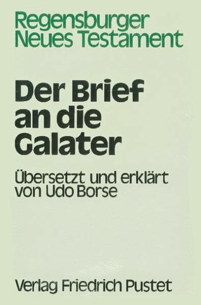 Regensburger Neues Testament, Ln, Der Brief an die Galater