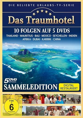 Das Traumhotel - Sammeledition - 10 Folgen auf 5 DVDs (Thailand, Mauritius, Bali, Mexiko, Seychellen, Indien, Afrika, Dubai, Karibik, China)