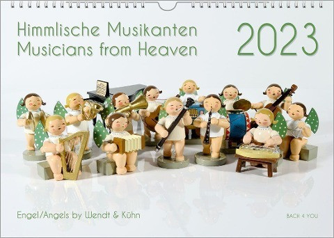 Der Engel-Kalender, ein Musik-Kalender 2023, DIN A4