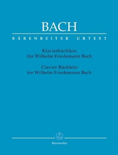 Johann Sebastian Bach-Notebook For Wilhelm Friedemann Bach-Klavier-BOOK