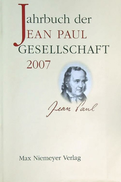 Jahrbuch der Jean-Paul-Gesellschaft: 2007