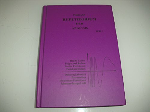 Repetitorium der Analysis, Teil 1