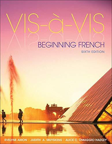 Vis-À-Vis: Beginning French (Student Edition)