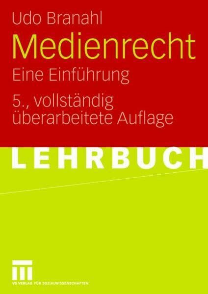 Medienrecht: Eine Einführung