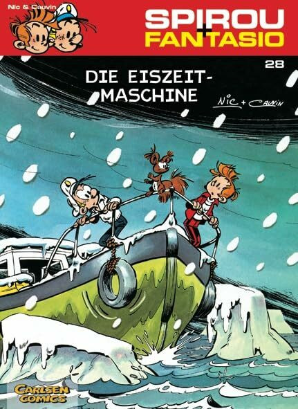 Spirou und Fantasio 28: Die Eiszeit-Maschine: Spannende Abenteuer für Mädchen und Jungen ab 8 (28)