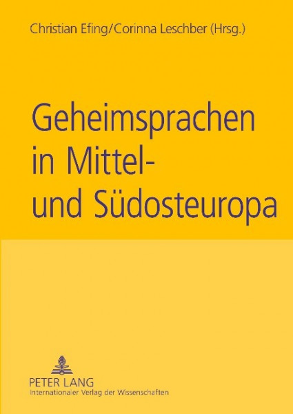 Geheimsprachen in Mittel- und Südosteuropa