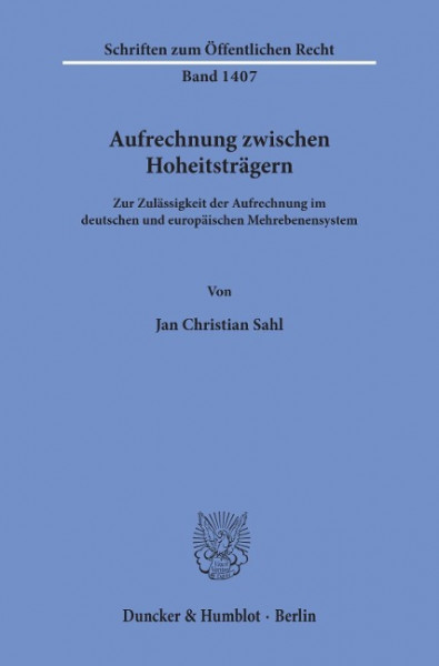 Aufrechnung zwischen Hoheitsträgern.