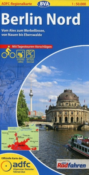 ADFC-Regionalkarte Berlin Nord 1 : 50 000