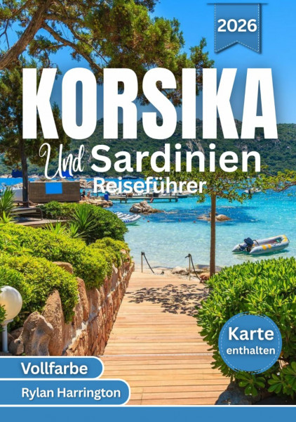 KORSIKA Und Sardinien Reiseführer 2026 (Vollfarbe): Entdecken Sie kristallklare Strände, malerische Panoramastraßen, historische Städte, die lokale Küche, Kultur und Karten