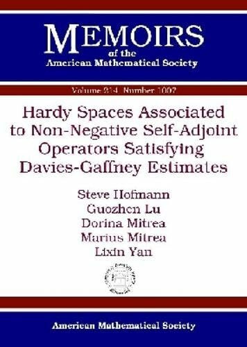 Hardy Spaces Associated to Non-Negative Self-Adjoint Operators Satisfying Davies-Gaffney Estimates (Memoirs of the American Mathematical Society, Band 1007)