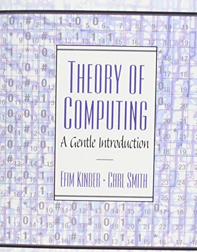 Theory of Computing: A Gentle Introduction