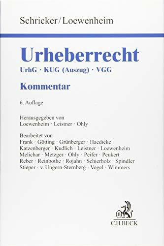 Urheberrecht: UrhG, KUG, VGG