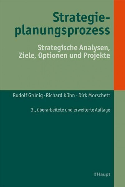 Strategieplanungsprozess: Strategische Analysen, Ziele, Optionen und Projekte
