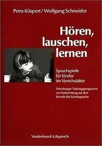 Hören, lauschen, lernen, Arbeitsheft: Sprachspiele für Kinder im Vorschulalter - Würzburger Trainingsprogrammm... / Arbeitsbuch (Hören, lauschen, ... auf den Erwerb der Schriftsprache)