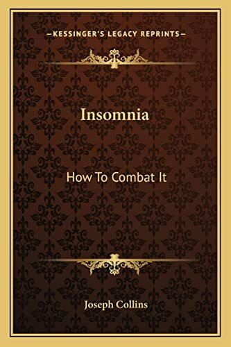 Insomnia: How To Combat It