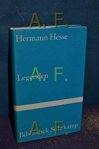 Legenden: Zus.gest. v. Volker Michels (Bibliothek Suhrkamp)