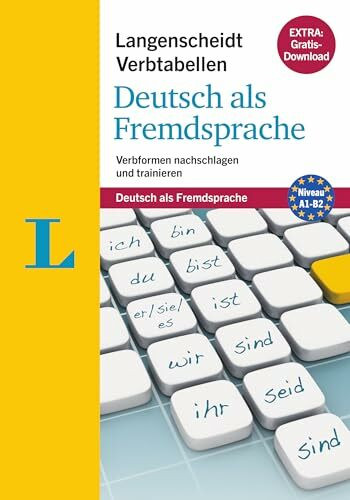 Langenscheidt Verbtabellen Deutsch als Fremdsprache - Buch mit Konjugationstrainer zum Download: Verbformen nachschlagen und trainieren