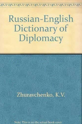 Russian-English Dictionary of Diplomacy