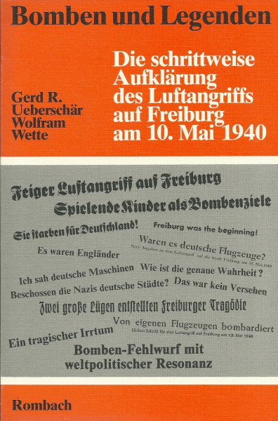 Bomben und Legenden. Luftangriff auf Freiburg am 10. Mai 1940