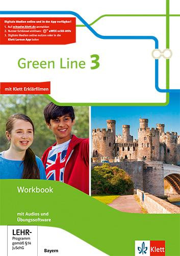 Green Line 3. Workbook mit Audio-CD und Übungssoftware 7. Klasse. Ausgabe Bayern
