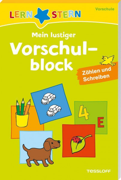 Lernstern: Mein lustiger Vorschulblock. Zählen und Schreiben ab 4 Jahren