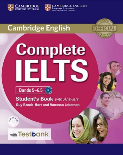 Testbank Complete IELTS. Bands 5-6.5 B2 . Student's Book with answers with CD-ROM with Testbank.