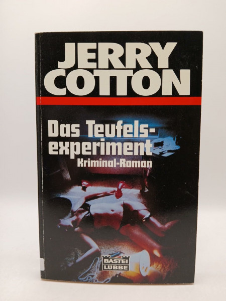 Das Teufelsexperiment (Jerry Cotton. Bastei Lübbe Taschenbücher)