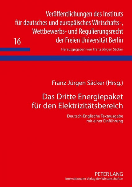 Das Dritte Energiepaket für den Elektrizitätsbereich