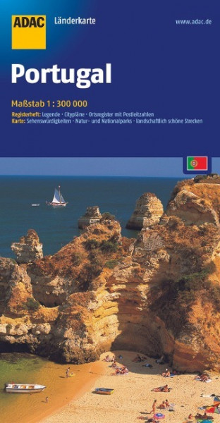ADAC LänderKarte Portugal 1:300 000