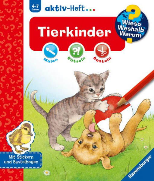 Wieso? Weshalb? Warum? aktiv-Heft: Tierkinder