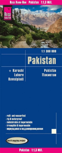 Reise Know-How Landkarte Pakistan (1:1.300.000)