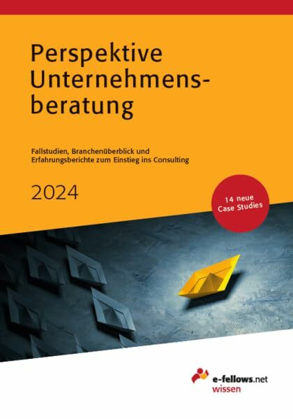 Perspektive Unternehmensberatung 2024: Case Studies, Branchenüberblick und Erfahrungsberichte zum Einstieg ins Consulting (e-fellows.net-Wissen)
