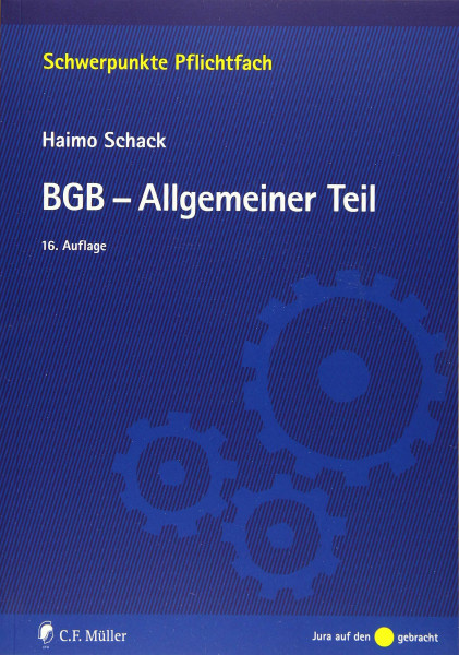 BGB-Allgemeiner Teil (Schwerpunkte Pflichtfach)
