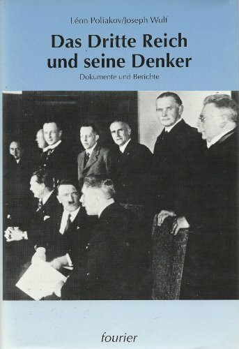 Das Dritte Reich und seine Denker.