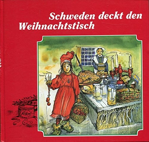 Schweden deckt den Weihnachtstisch