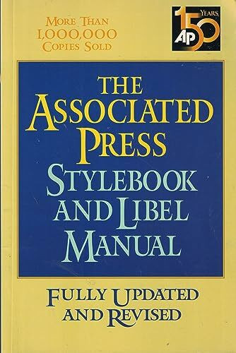 Associated Press Stylebook And Libel Manual