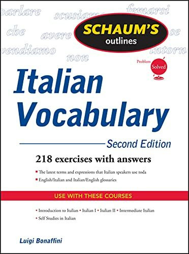 Schaum's Outline of Italian Vocabulary, Second Edition (Schaum's Outlines)