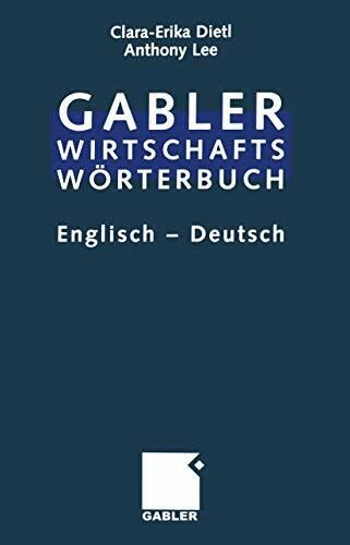 Gabler Wirtschaftswörterbuch Englisch 2. Englisch - Deutsch