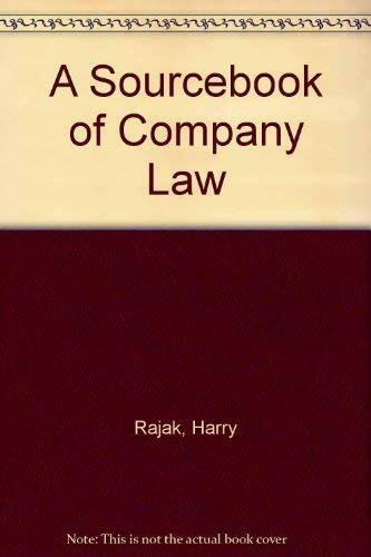 A Sourcebook of Company Law