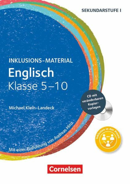 Inklusions-Material - Klasse 5-10: Englisch - Buch mit CD-ROM