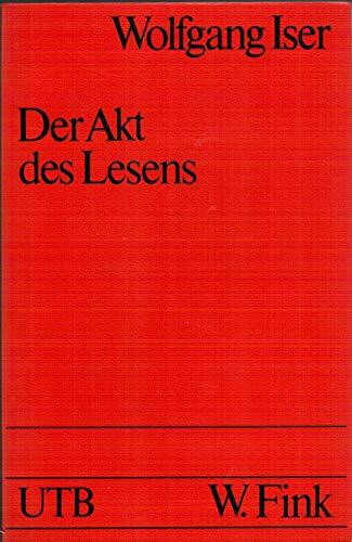 Der Akt des Lesens: Theorie ästhetischer Wirkung