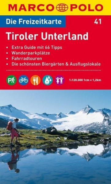 MARCO POLO Freizeitkarte 41 Tiroler Unterland 1 : 120 000