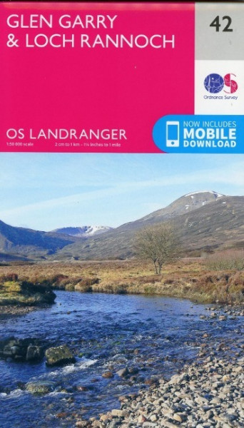 Glen Garry & Loch Rannoch 1 : 50 000