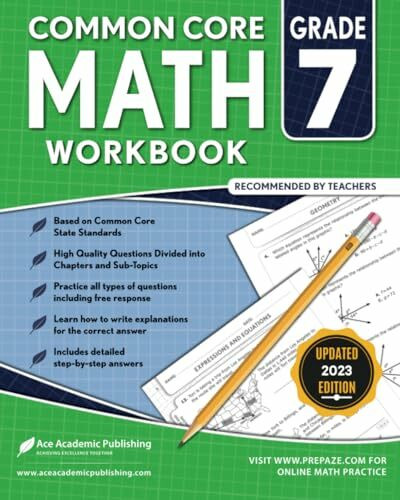 7th grade Math Workbook: CommonCore Math Workbook