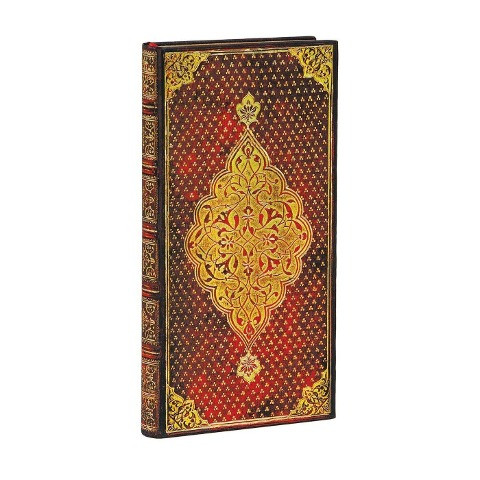 Hardcover Notizbuch Goldenes Kleeblatt Schlank Liniert