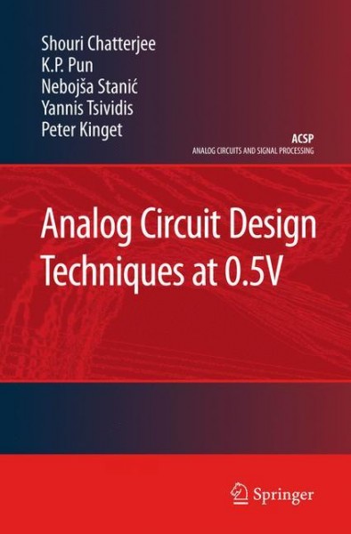 Analog Circuit Design Techniques at 0.5V