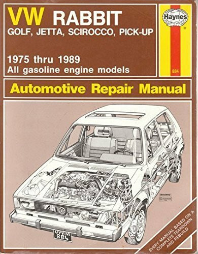 Volkswagen Rabbit, Golf, Jetta, Scirocco and Pick-up 1975-89 Owner's Workshop Manual
