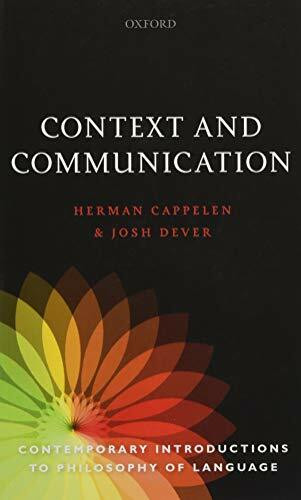 Context and Communication (Contemporary Introductions to Philosophy of Language)